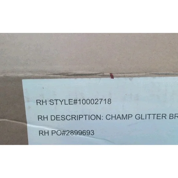 Restoration Hardware Lighted Glitter Champagne Gold Flexible Branches 48" - New - Picture 9 of 9